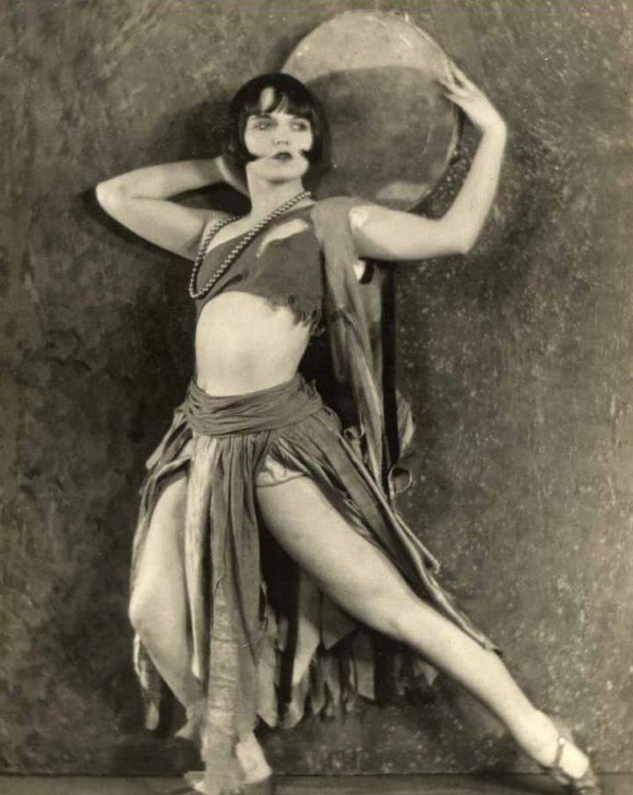 Louise Brooks as she appeared in the “Ziegfeld Follies”, photographed by Alfred Cheney Johnston