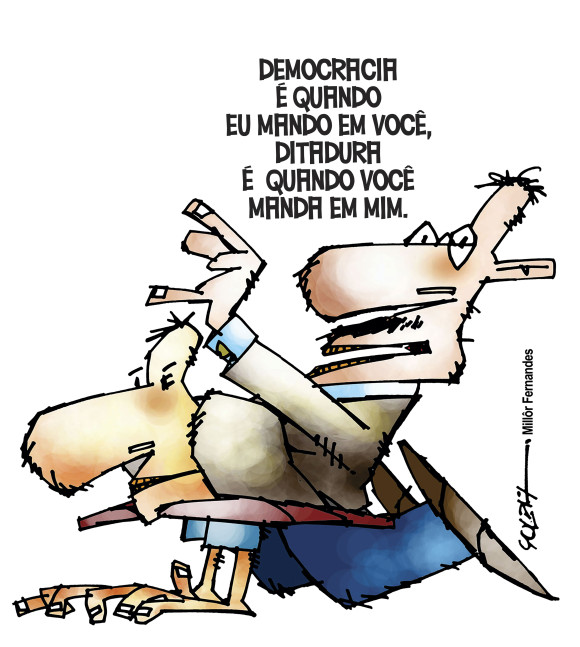 ditadura-democracia-millôr