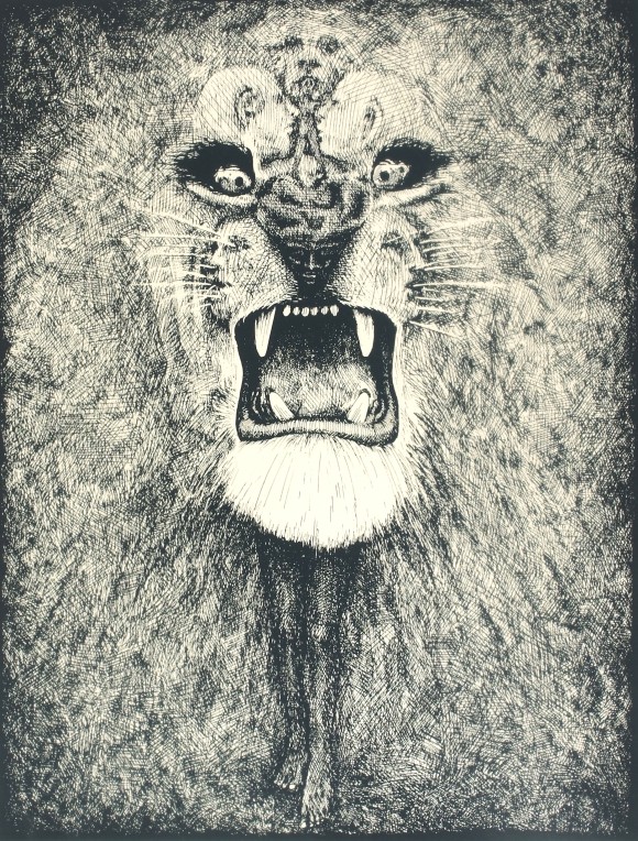 Lee Conklin-santana-lion-art-print-1083