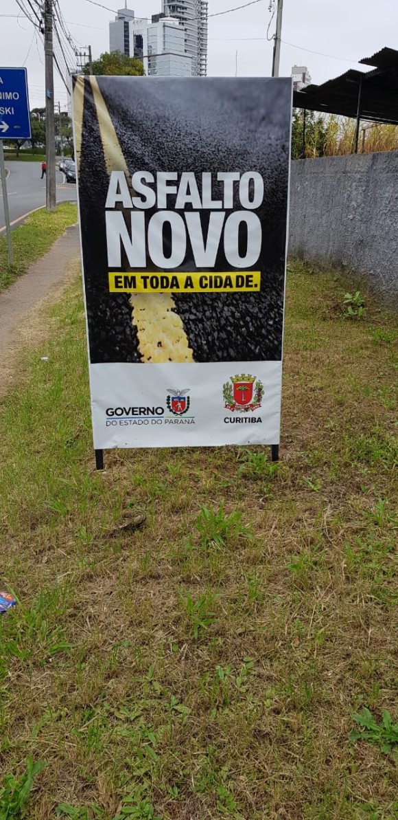 asfalto novo